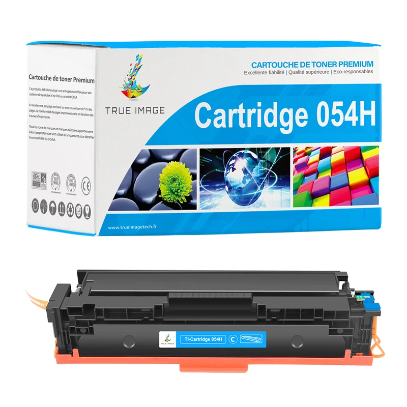 Canon Cartridge 054H Cartouche de Toner Cyan compatible 3027C002