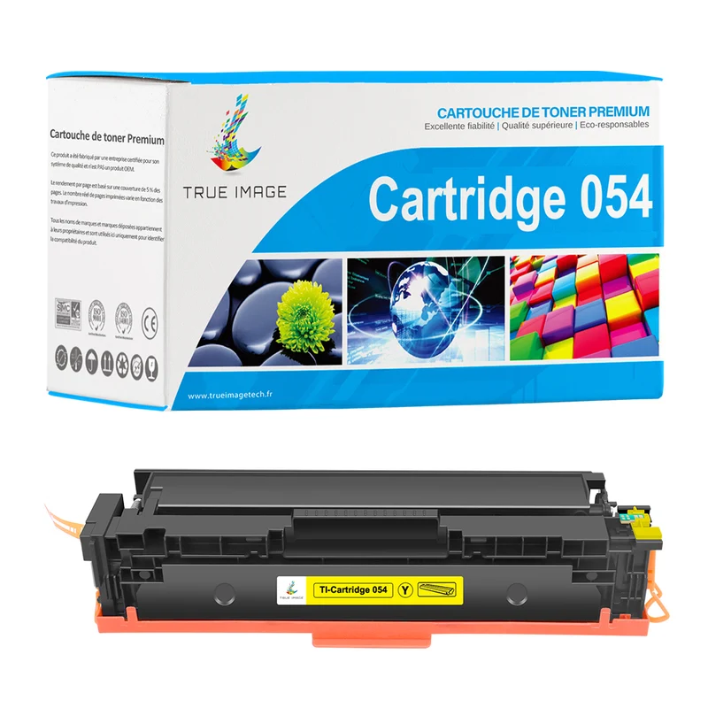 Canon Cartridge 054 Cartouche de Toner Jaune compatible 3021C002