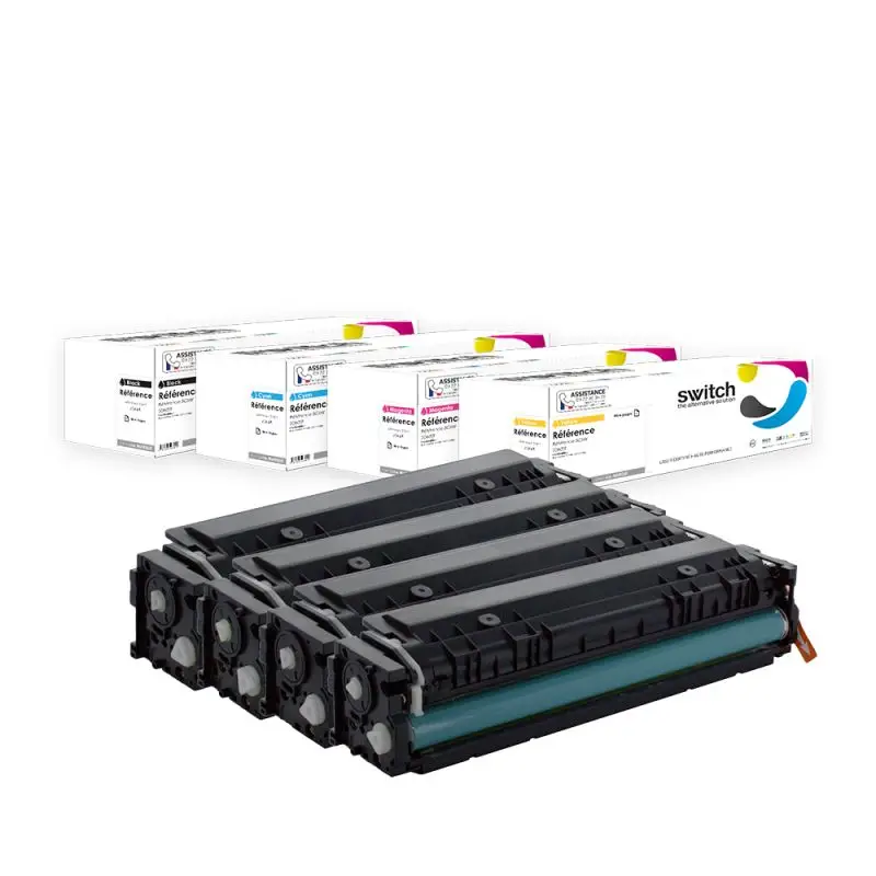 Canon 054H Toner Pack 4 Couleurs compatible · Switch