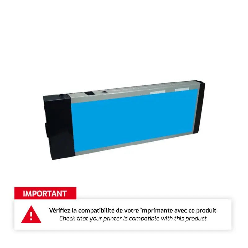 Epson T6062 Cartouche Cyan compatible équivalent à C13T606200 pour Epson Stylus Pro 4880