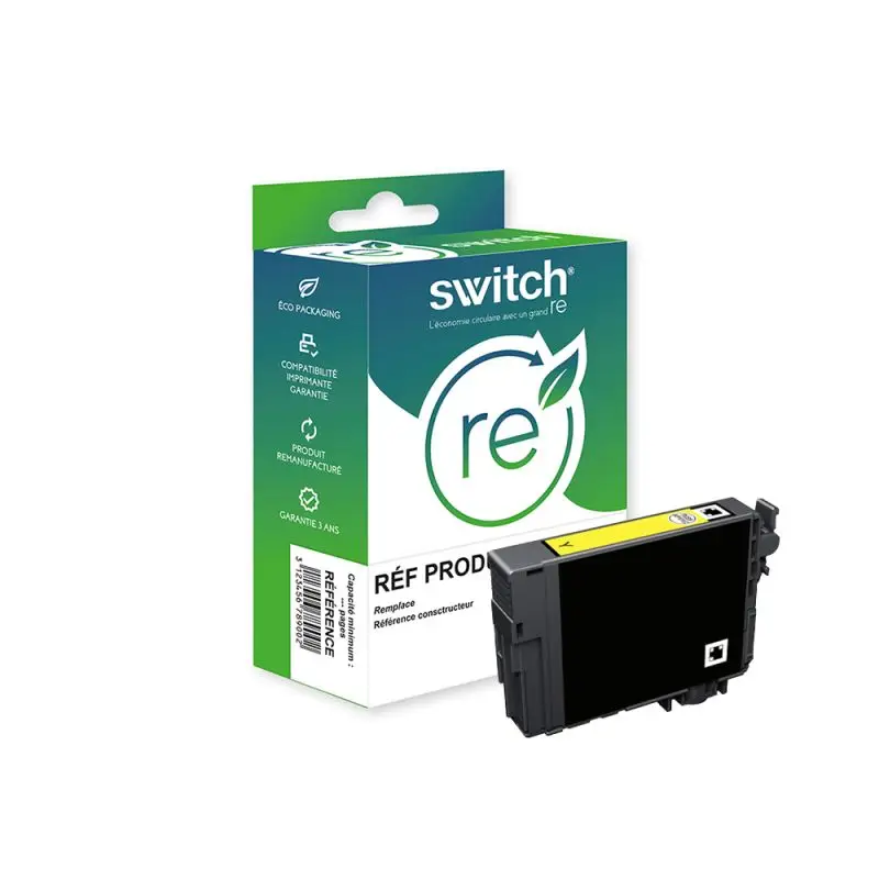Epson 604XL Cartouche Jaune compatible équivalent à C13T10H44010 · Switch RE