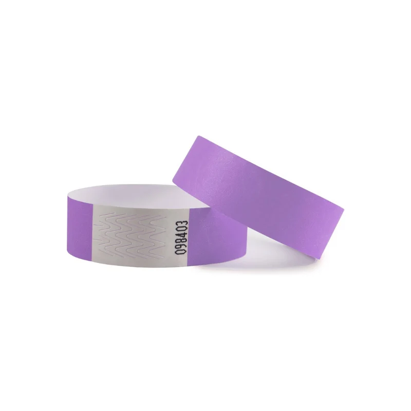 Bracelets Tyvek© en papier vierge - 100 bracelets