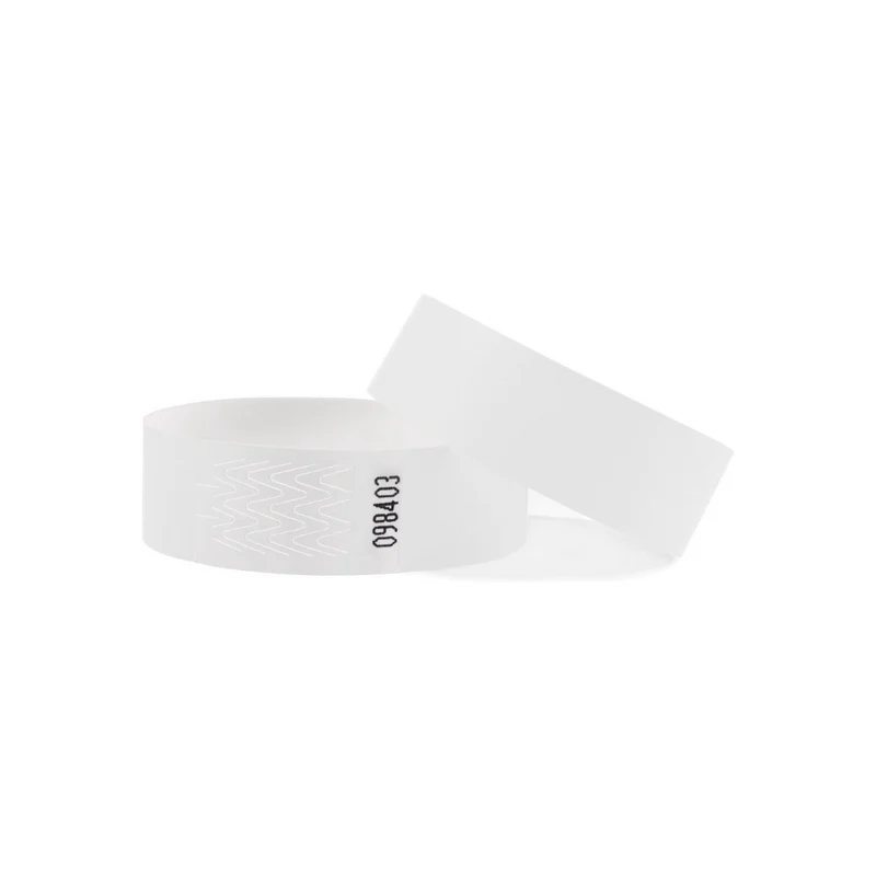 Bracelets Tyvek© en papier vierge - 100 bracelets