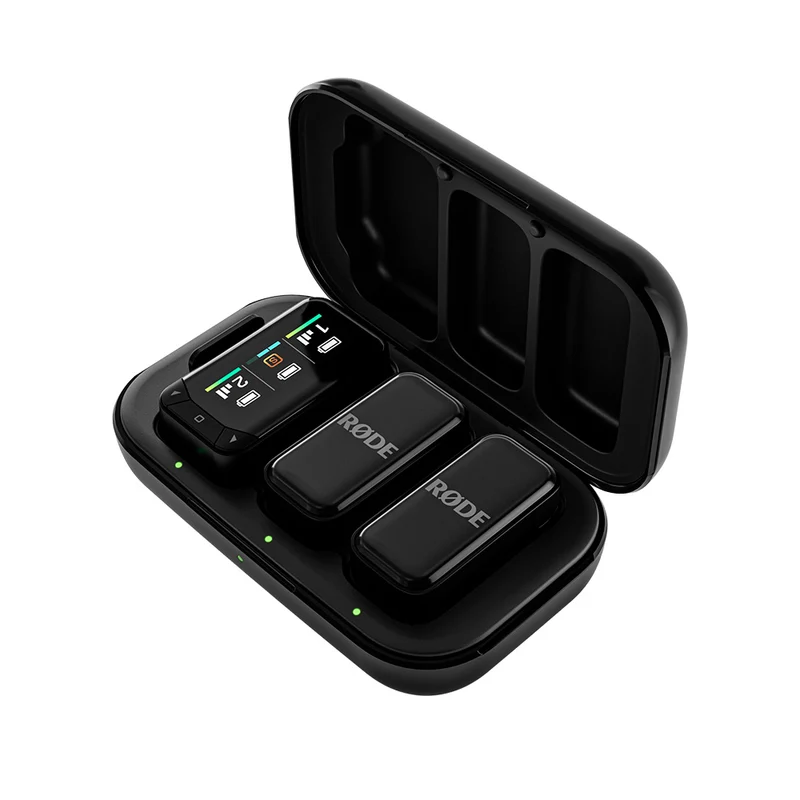 Microphone ultra-compact Wireless Micro avec module caméra/USB-C (Noir)