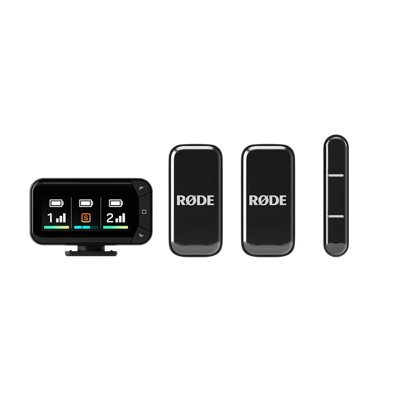 Microphone ultra-compact Wireless Micro avec module caméra/USB-C (Noir)