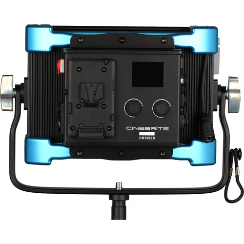 Cinebrite 1200 Ensemble 3 Lumières Bicolore LED à Monture V pour pile