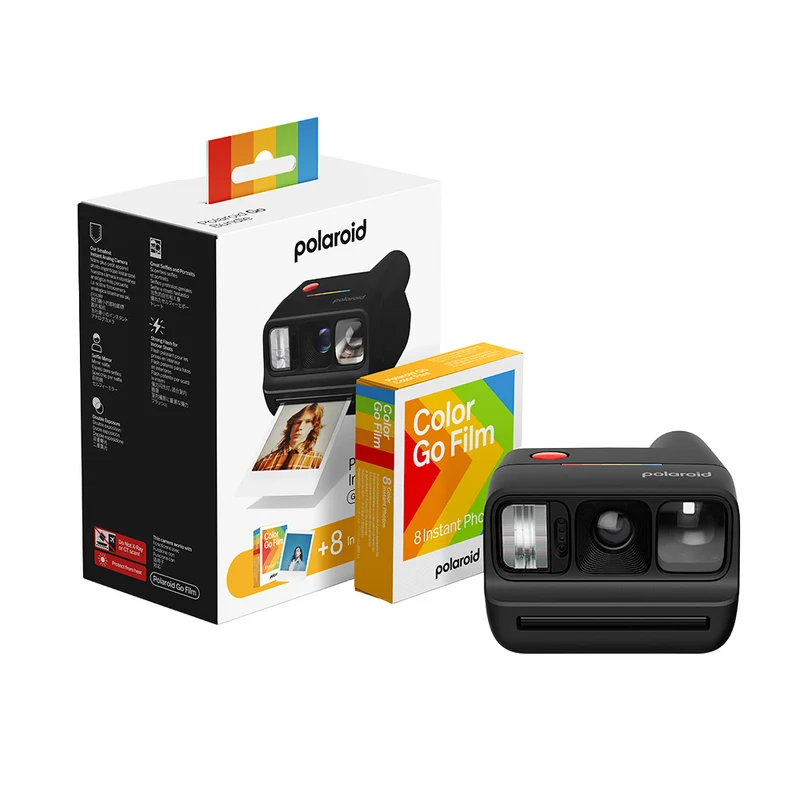 Polaroid Go Génération 3 avec film couleur 8 poses (Noir)