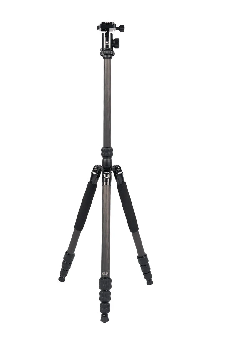 Trépied en Fibre de Carbone Traveler 7C avec Tête à Rotule E-10