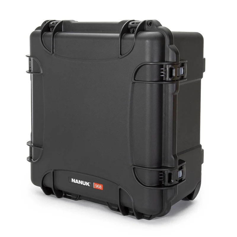 Valise Rigide à Roulettes Nanuk 968 avec Mousse (Noir)