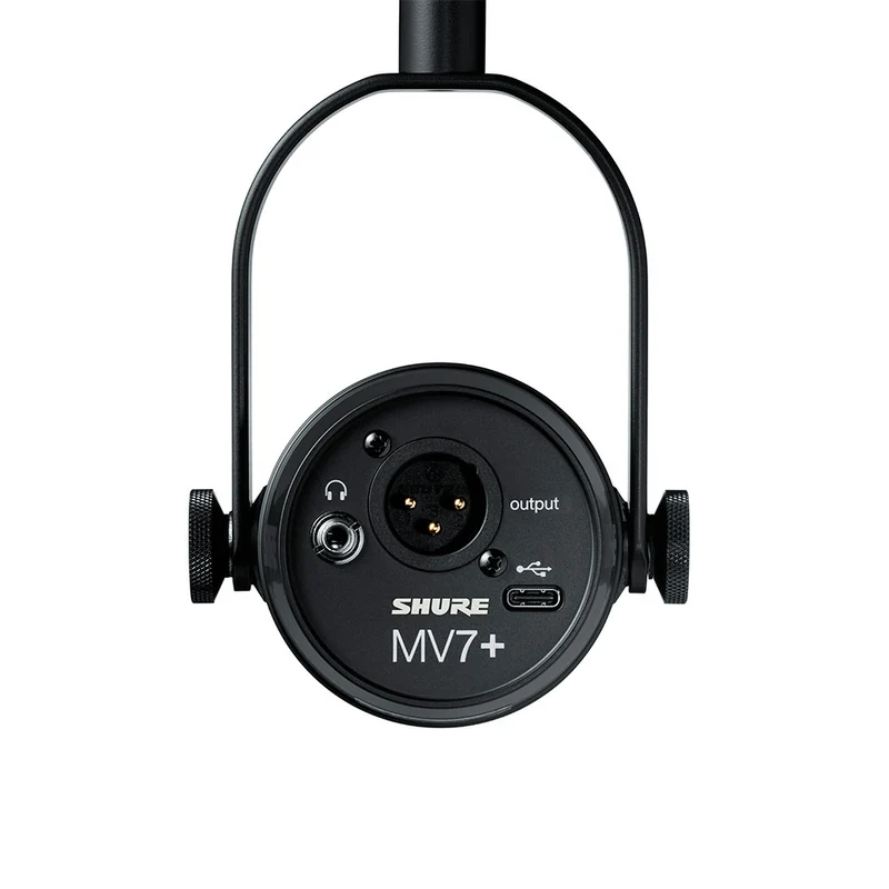 Microphone avec support XLR/USB MV7+ (Noir)