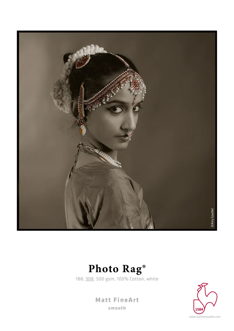 Papier Photo Rag Bords Frangés 13x19po (25 Feuilles)