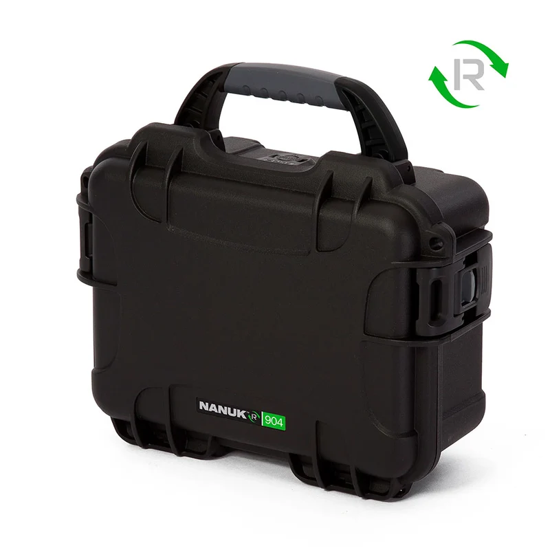 Valise Rigide Nanuk-R 904 résine recyclée sans mousse (Noir)