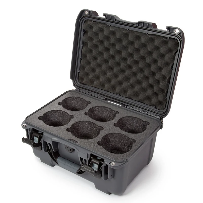 Valise Rigide Nanuk 918 avec mousse pour 6 objectifs (Graphite)
