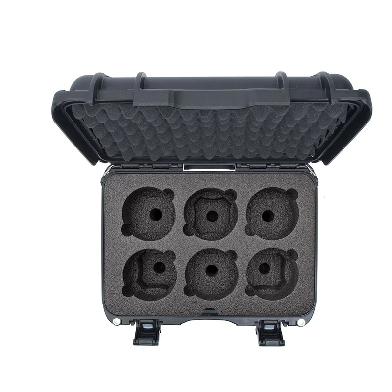 Valise Rigide Nanuk 918 avec mousse pour 6 objectifs (Graphite)