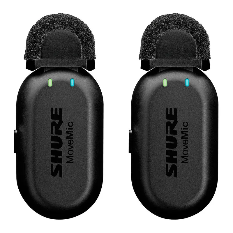 Microphone MoveMic + Étui de chargement (2 Microphones + Récepteur)