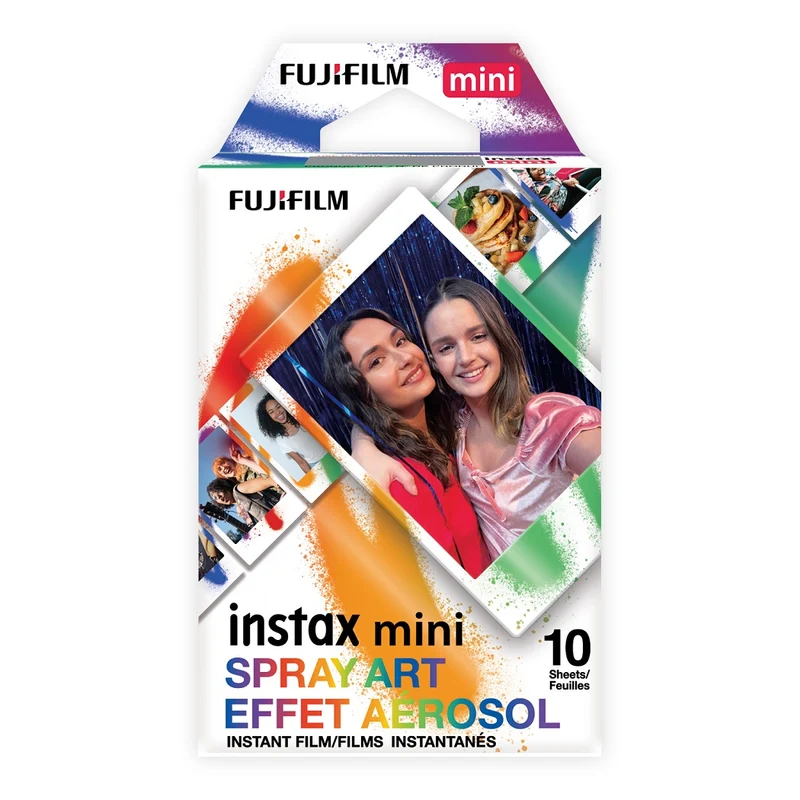Film Instantané Instax Mini Effet Aérosol (10 Feuilles)