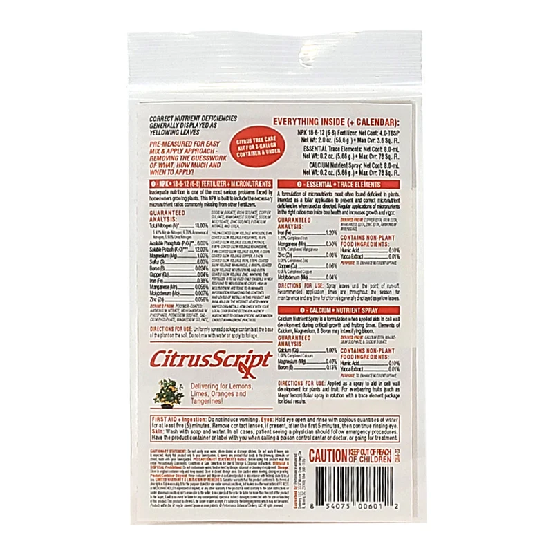Growscripts Citrus Tree Care Kit