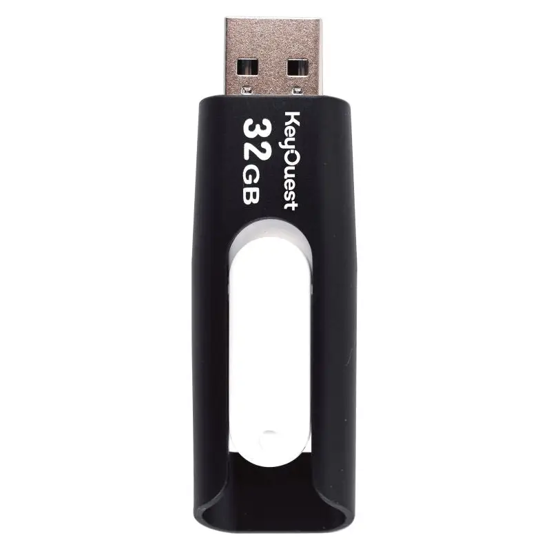 Key Ouest Clé Usb 32Go Keyslide Noir Blanc