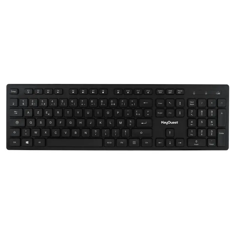 Key Ouest Clavier Office Sans Fil Noir