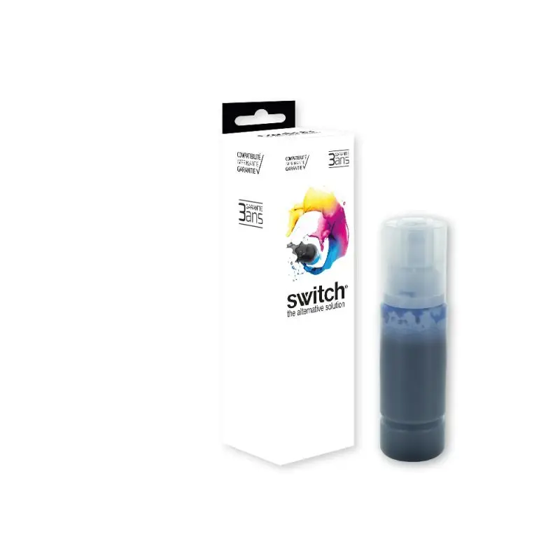 Epson 6642 Bouteille encre Cyan remanufacturé équivalent à C13T66424A, T6642 · Switch
