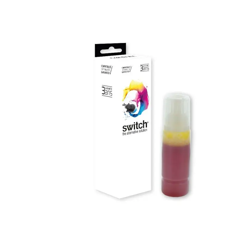 Canon GI-50 Bouteille encre Jaune remanufacturé équivalent à 3405C001, 4548C001 · Switch