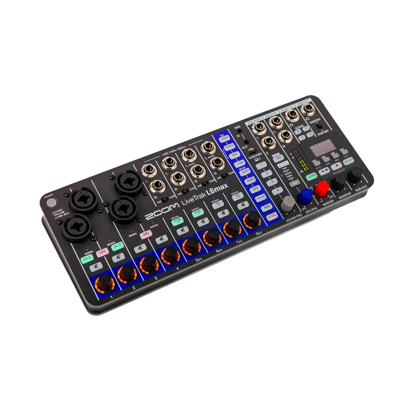 Mélangeur et Enregistreur 12 pistes LiveTrak L6max