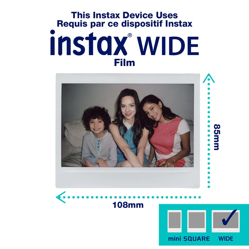 Instax Wide 400 (Noir)