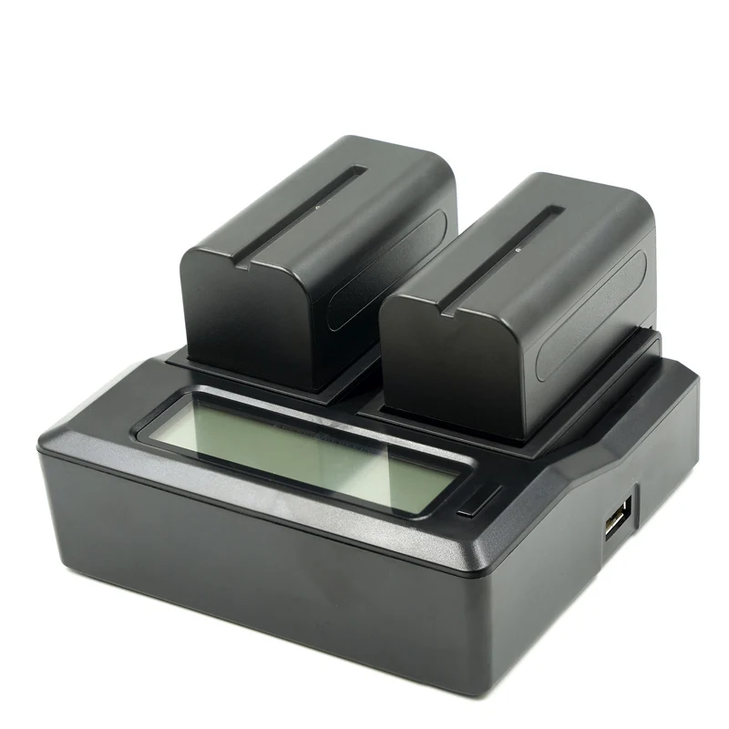 Chargeur double avec 2 piles NP-F770