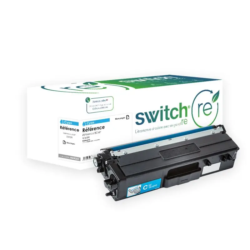 Brother TN-421 Toner Cyan remanufacturé · Switch RE