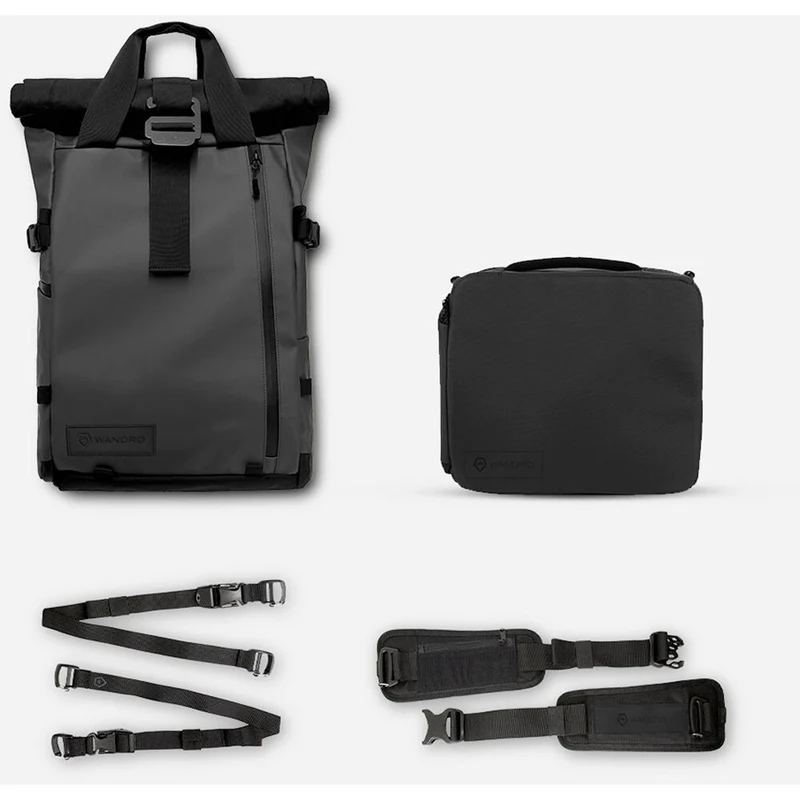 Sac à dos PRVKE 21 v3.0 Ensemble Photo avec cube (Noir)