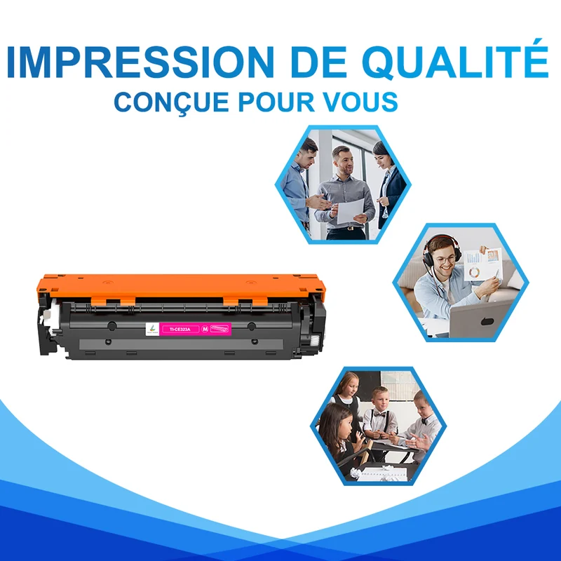 HP 128A CE323A Toner Magenta Compatible