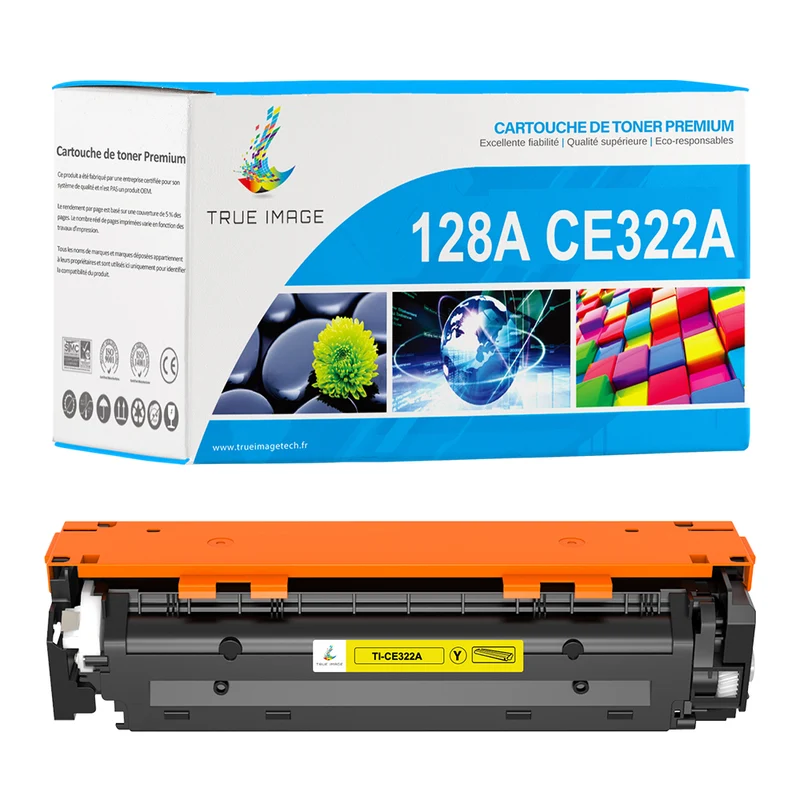 HP 128A CE322A Toner Jaune Compatible