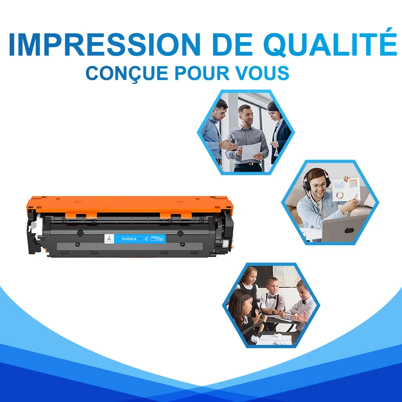 HP 128A CE321A Toner Cyan Compatible