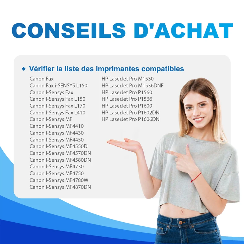 HP 78A CE278A Multipack Toners Noir Compatibles