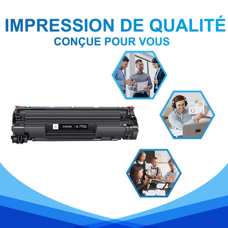 HP 78A CE278A Multipack Toners Noir Compatibles