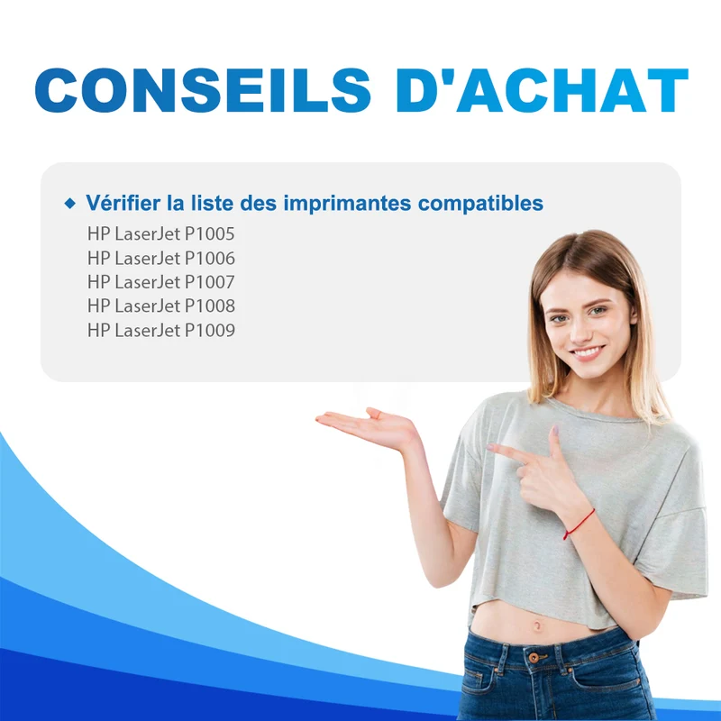 HP 35A CB435A Multipack Toners Noir Compatibles