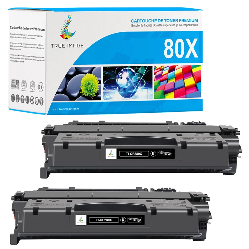 Haute Capacité HP 80X CF280X Multipack Toners Noir Compatibles