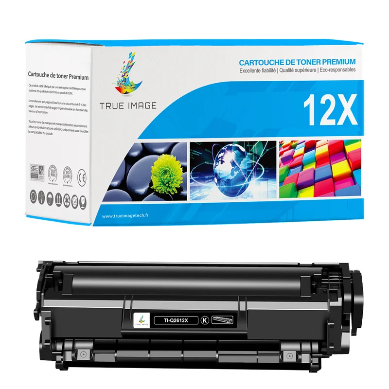 Grande Capacité HP 12A Q2612A Multipack Toners Noir Compatibles | HP 12X Q2612X