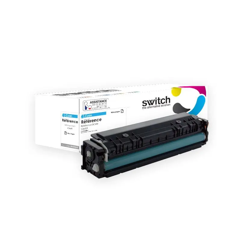 HP 203X Toner Cyan compatible équivalent à CF541X · Switch