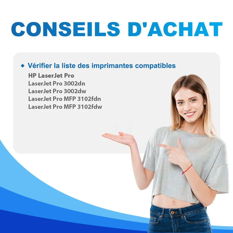 HP 139A Multipack de Toners Noir Compatibles W1390A avec puce