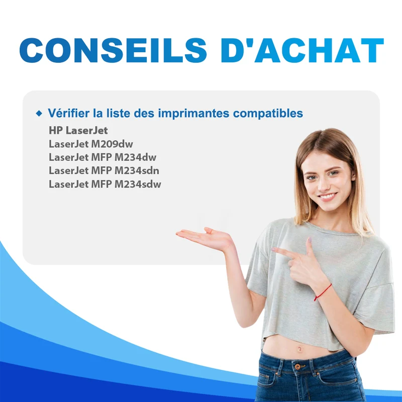 HP 135X Multipack de Toners Noir Compatibles W1350X avec puce