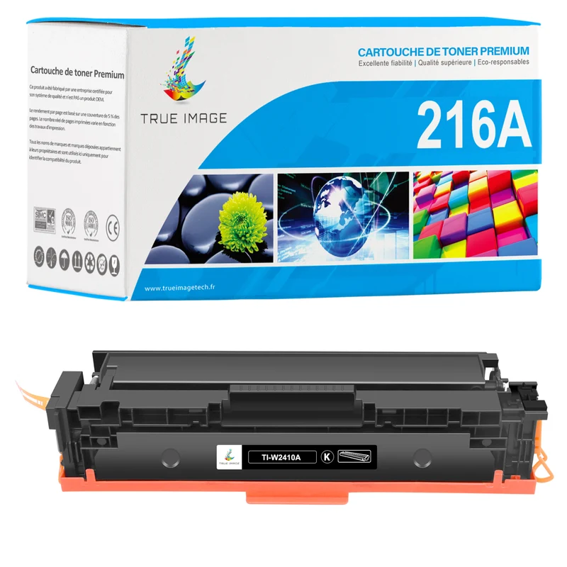 HP 216A Cartouche de Toner Noir Compatible W2410A | Sans Puce