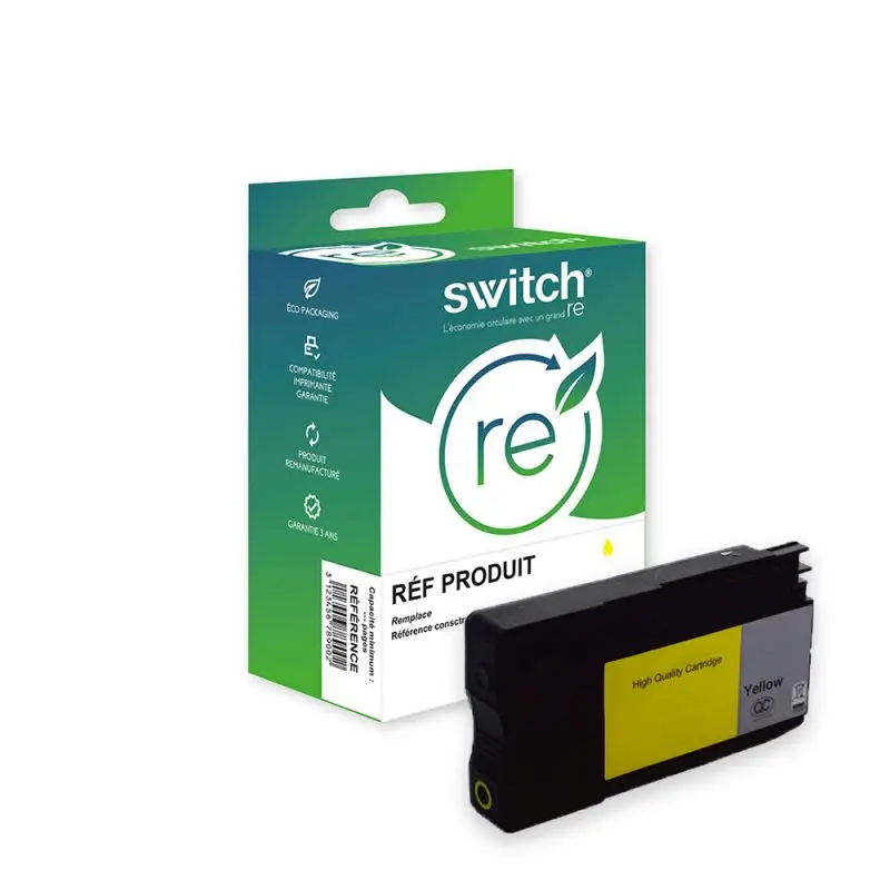 HP 963XL Cartouche Jaune remanufacturé équivalent à 3JA29AE · Switch RE