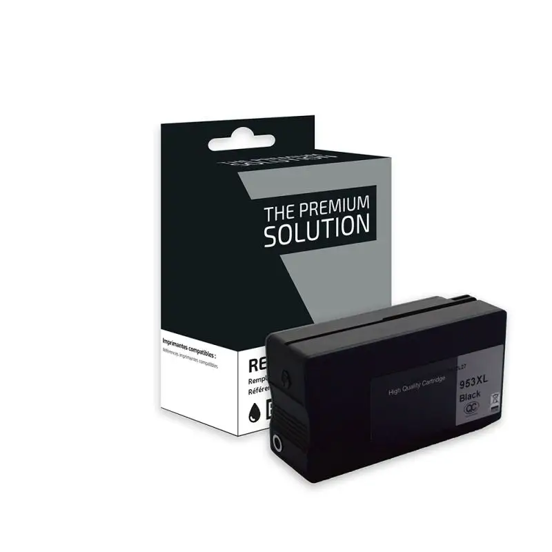 HP 953XL Cartouche Noir remanufacturé équivalent à L0S70AE