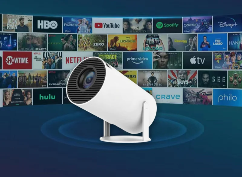Projecteur Portable 4K HD - Cinéma à Domicile