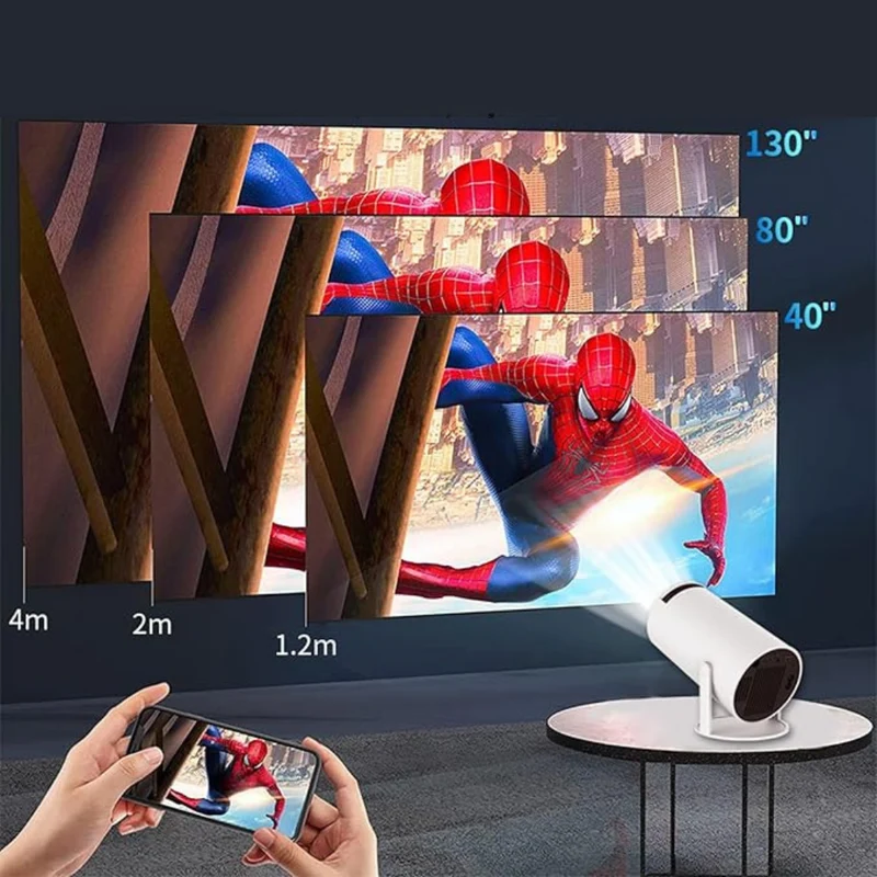 Projecteur Portable 4K HD - Cinéma à Domicile