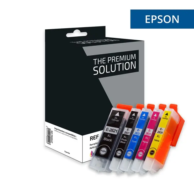 Epson 26XL Ours Polaire Cartouche Pack 4 Couleurs compatible équivalent à C13T26364012