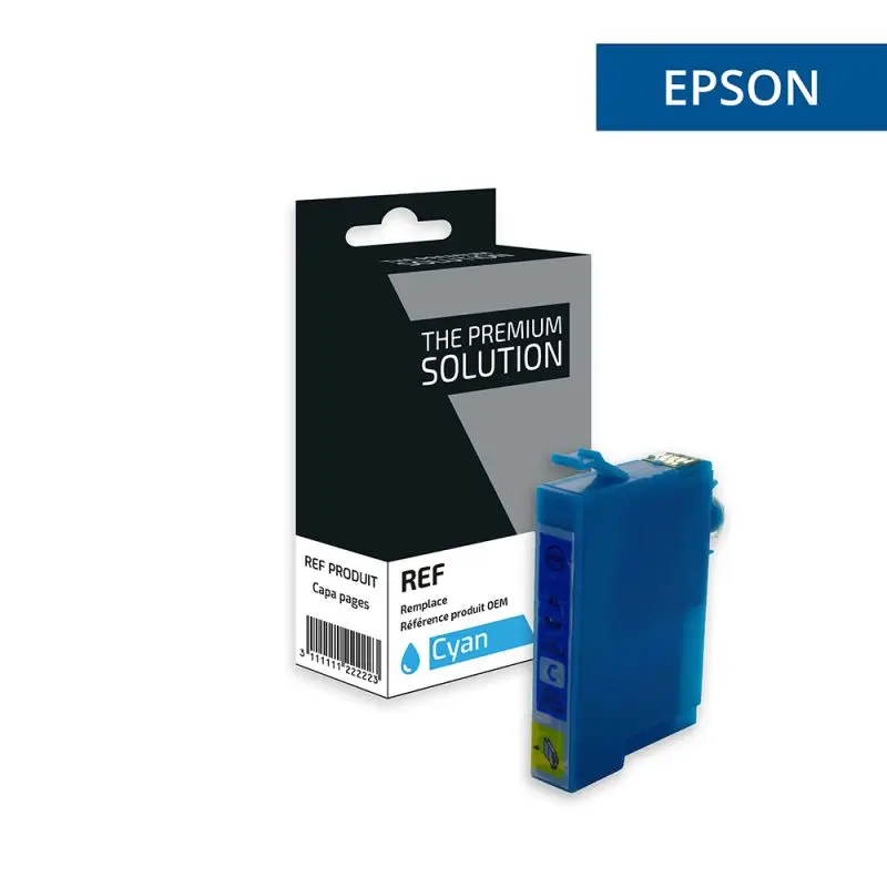 Epson 1632 Stylo Plume Cartouche Cyan compatible équivalent à C13T16324012