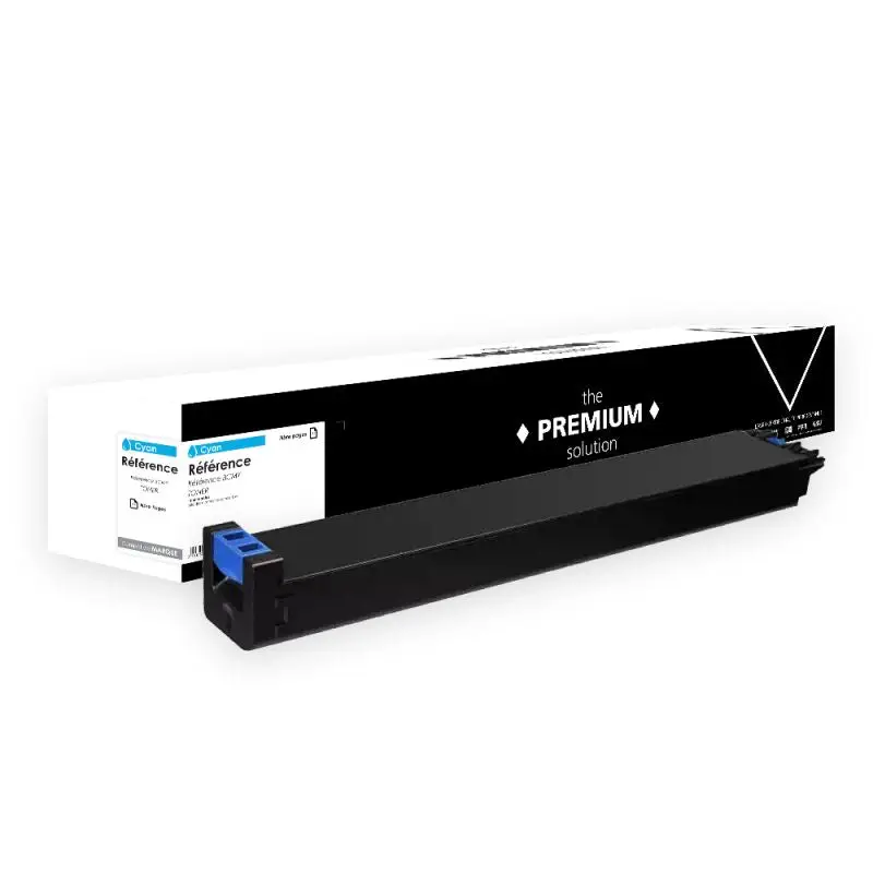 Sharp S-27 Toner Cyan compatible équivalent à MX27GTCA