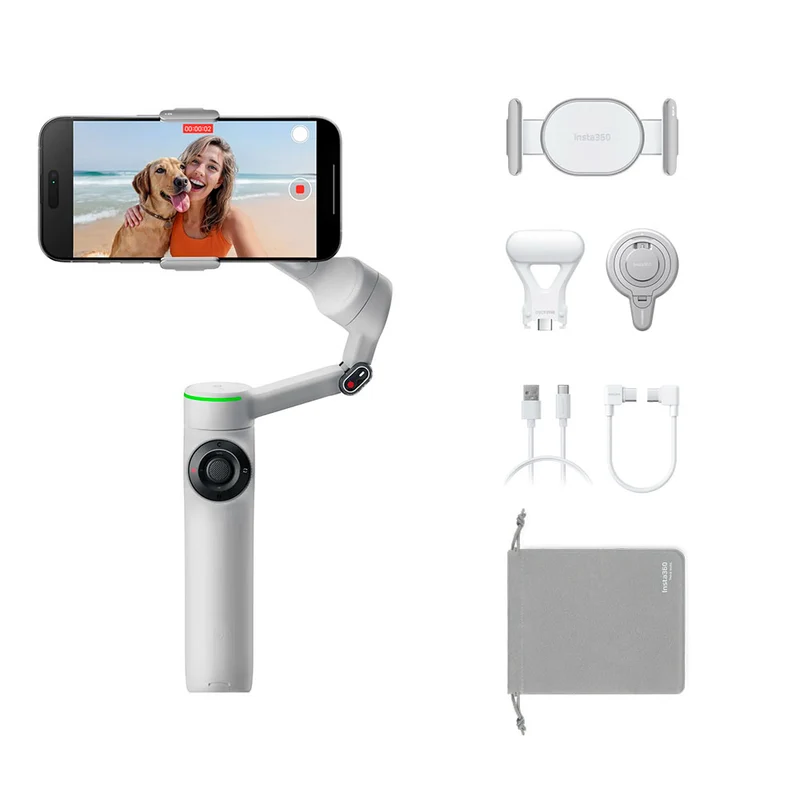 Stabilisateur pour téléphone Flow 2 Pro Ensemble Créateur (Gris)